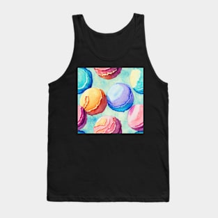 Watercolor ice cream pattern Tank Top